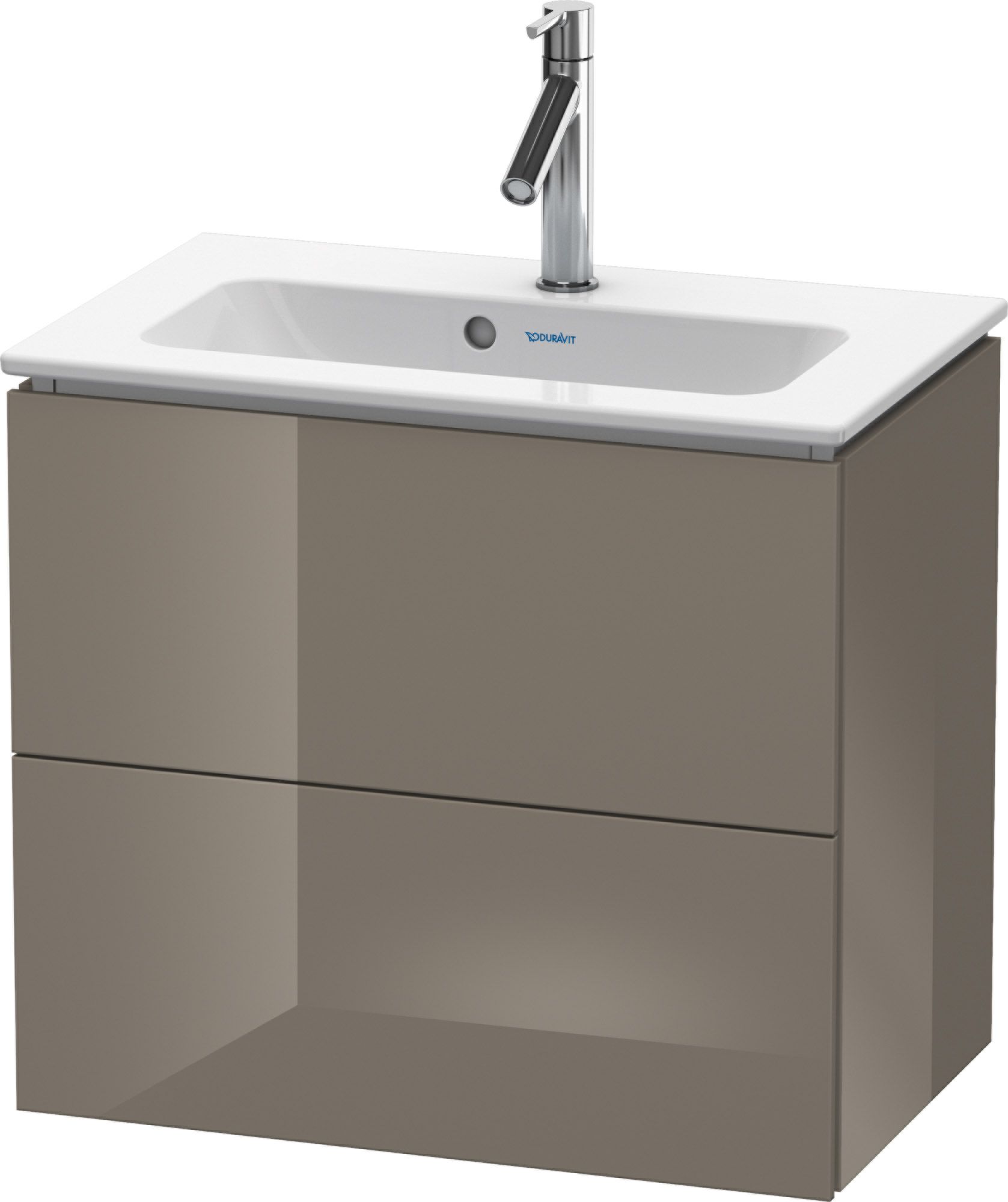 Duravit L-Cube skříňka 62x39.1x55 cm závěsná pod umyvadlo šedá LC625608989