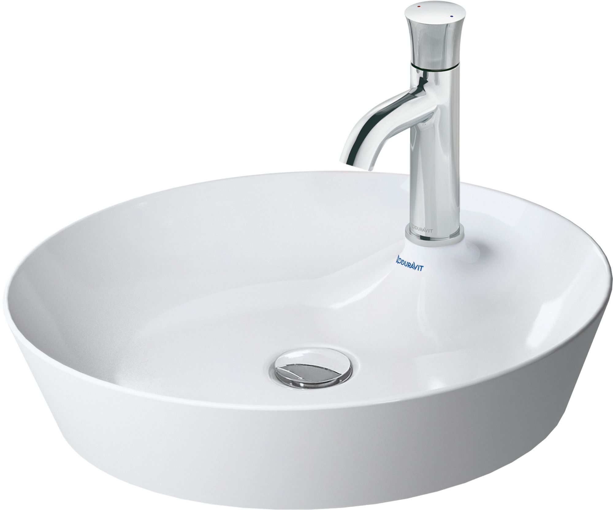 Duravit Cape Cod umyvadlo 48x48 cm kolo na pult bílá 23284800001