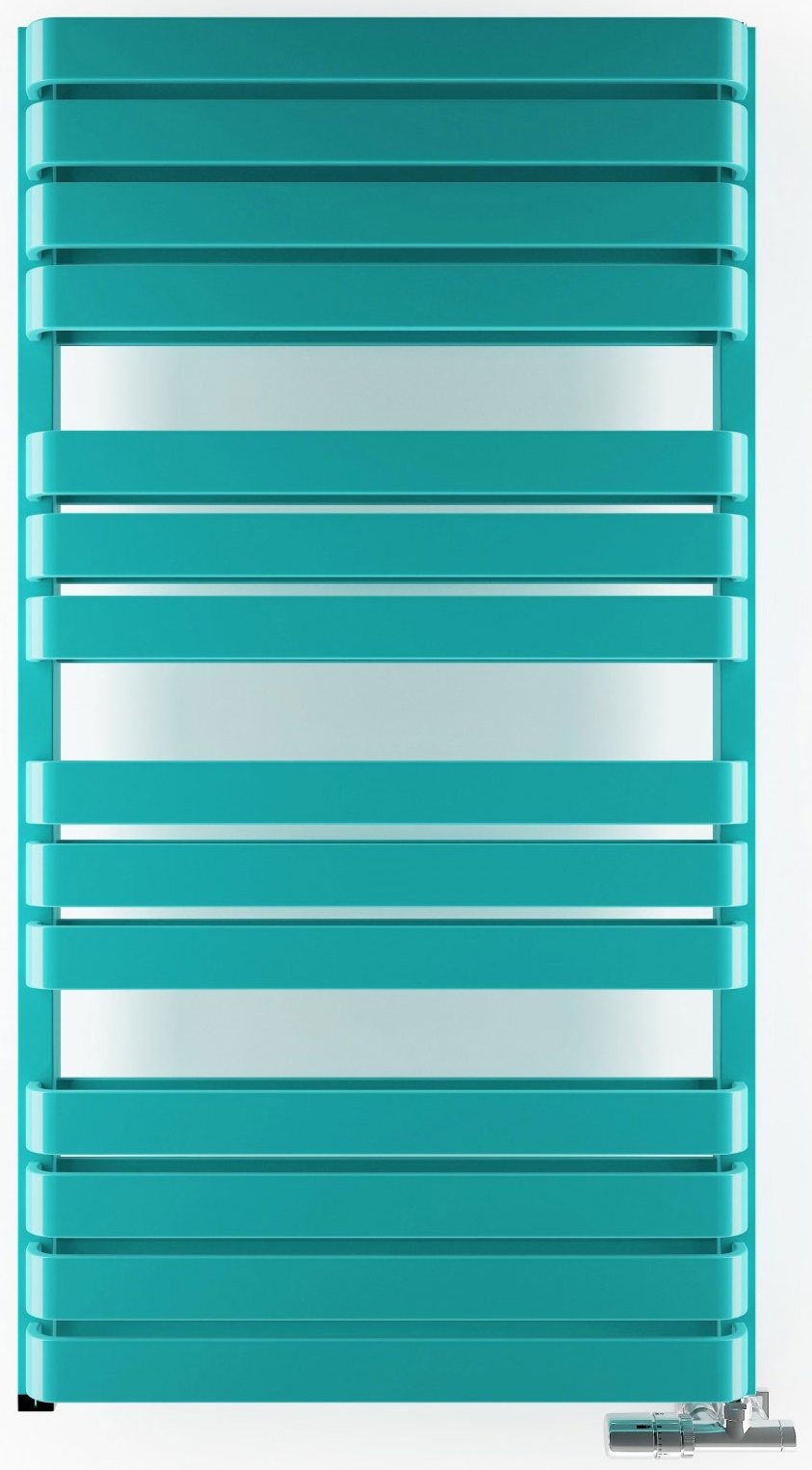 Terma Warp T Bold koupelnový radiátor žebříkový 111x50 cm bílá WZWBN111050K916S8U