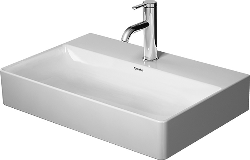 Duravit DuraSquare umyvadlo 60x40 cm obdélníkový klasický-nábytkový bílá 2356600041