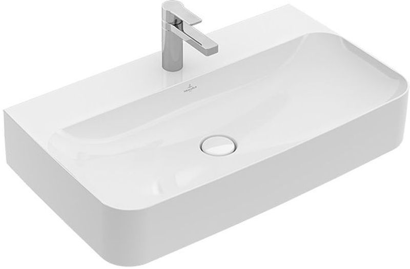 Villeroy & Boch Finion umyvadlo 80x47 cm obdélníkový klasický-nábytkový bílá 41688CR1