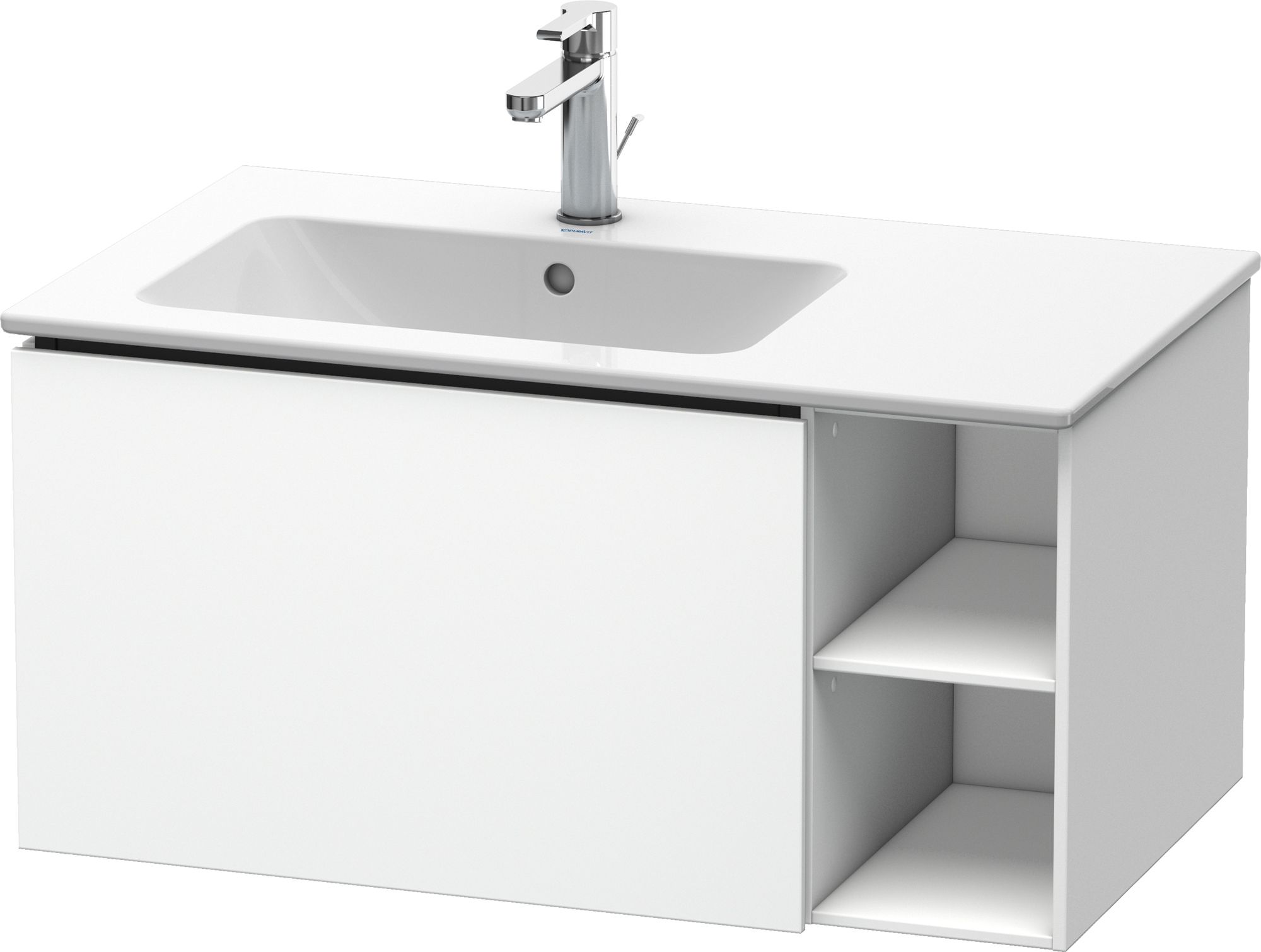 Duravit L-Cube skříňka 82x48.1x40 cm pod umyvadlo závěsná bílá LC619101818