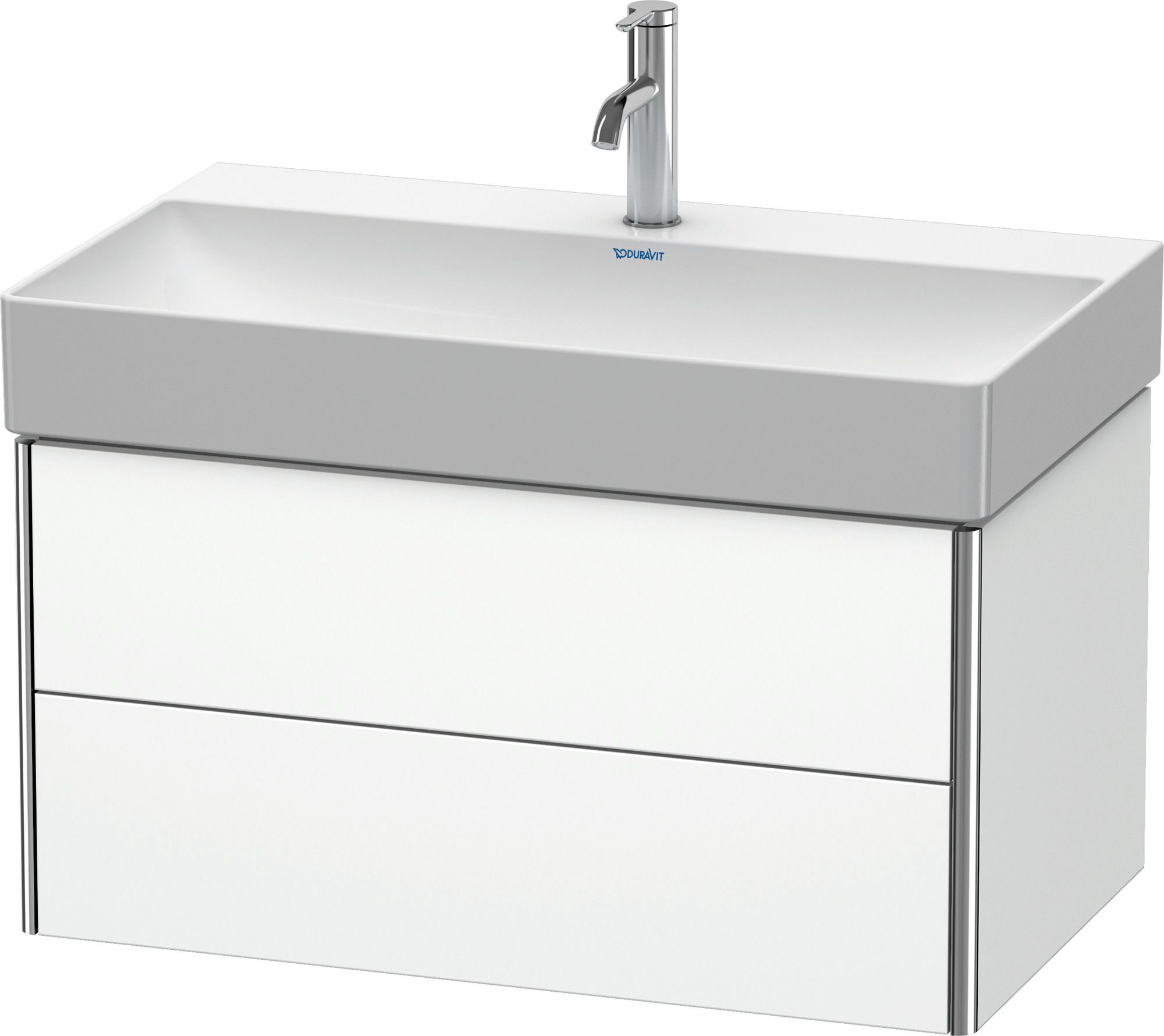 Duravit XSquare skříňka 78.4x46x39.7 cm pod umyvadlo závěsná bílá XS416201818