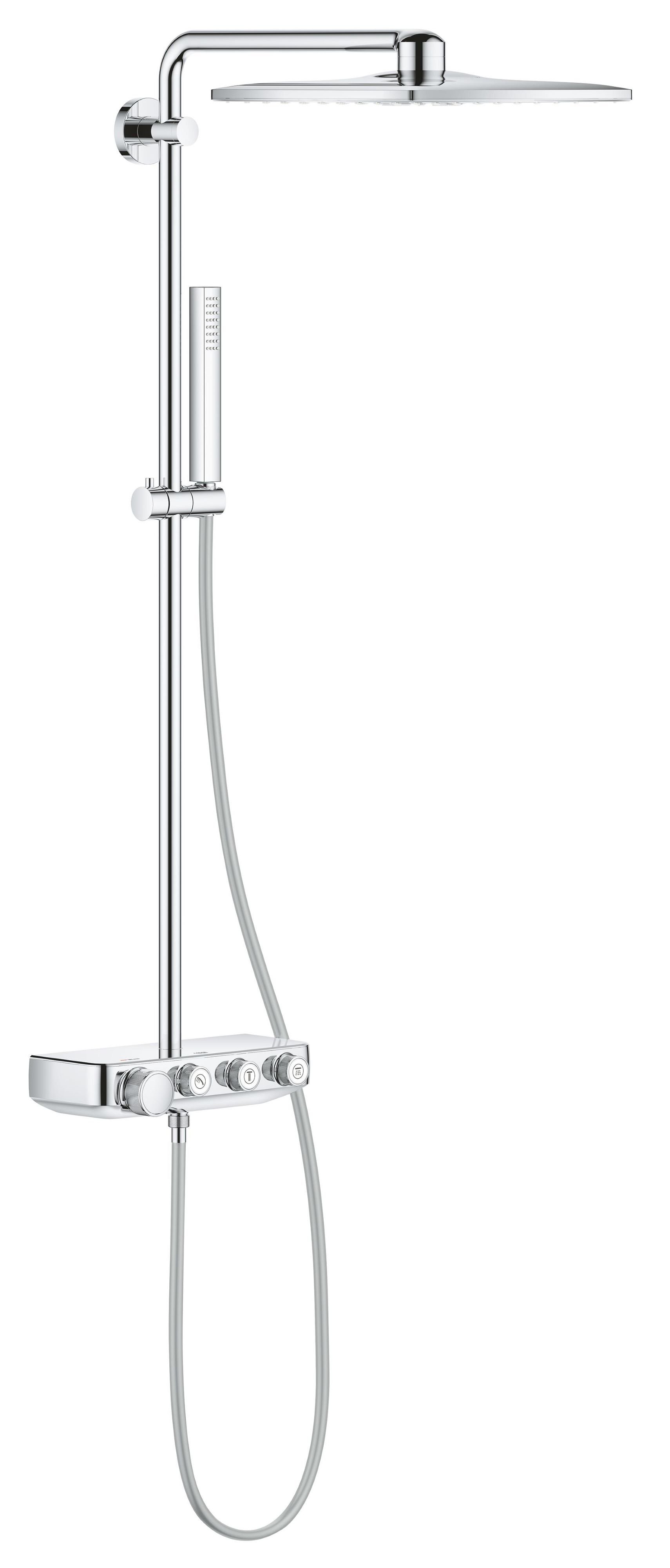 Grohe Euphoria sprchová sada na stěnu s termostatem ano StarLight Chrome 26508000