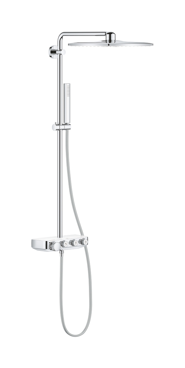 Grohe Euphoria sprchová sada na stěnu s termostatem s dešťovou sprchou StarLight Chrome 26508LS0