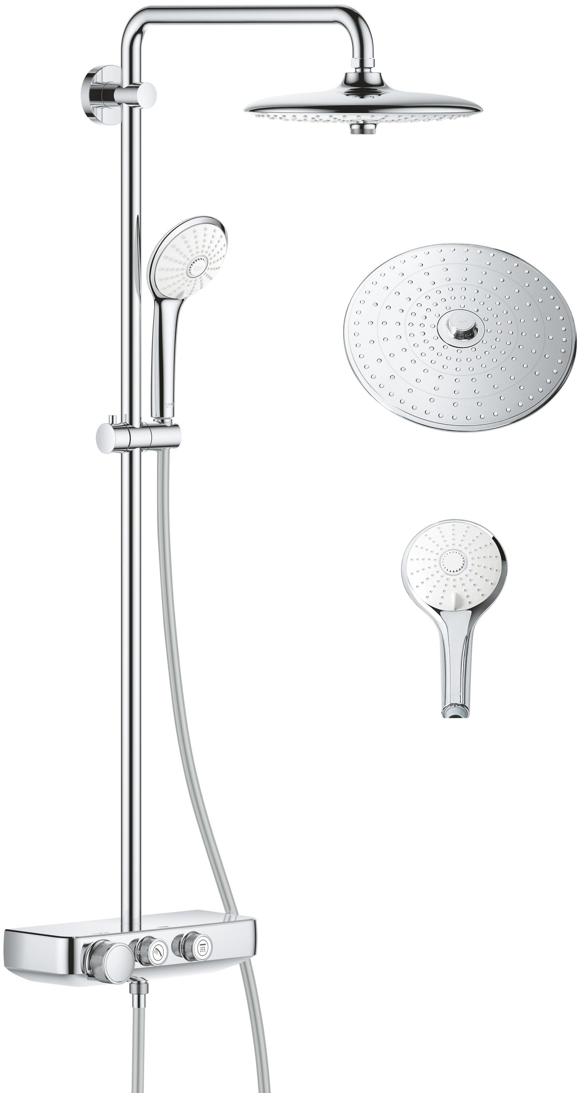 Grohe Euphoria sprchová sada na stěnu s termostatem ano StarLight Chrome 26509000