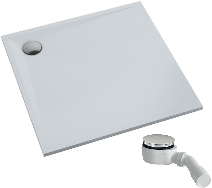 Schedpol Etrusco čtvercová sprchová vanička 90x90 cm bílá 3.461