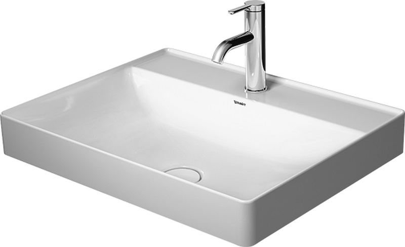 Duravit DuraSquare umyvadlo 60x47 cm obdélníkový na pult bílá 2354600070