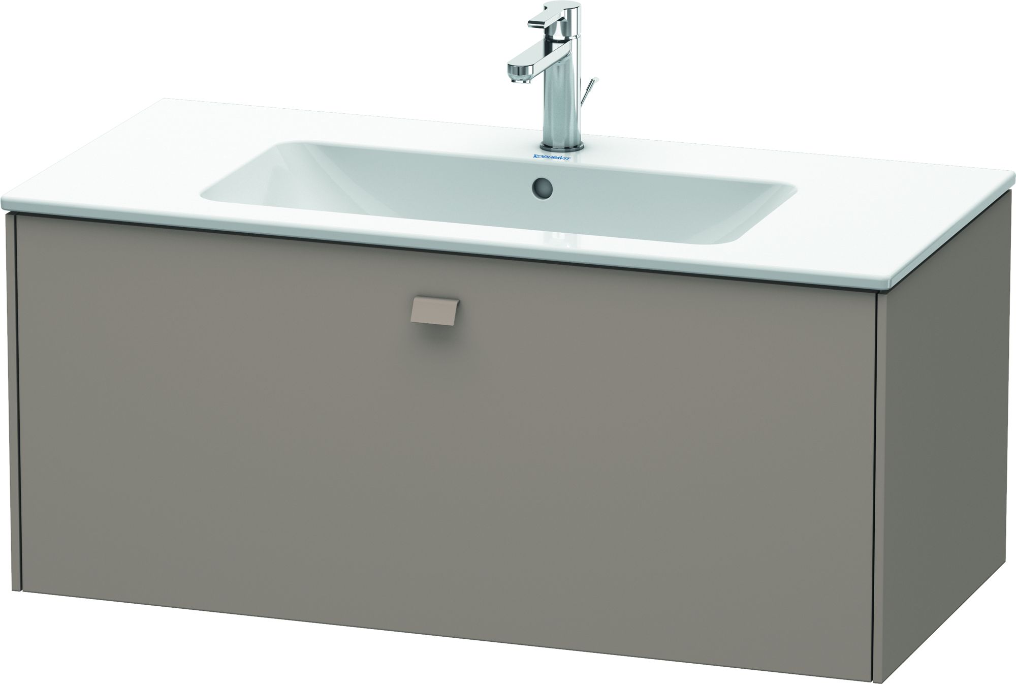 Duravit Brioso skříňka 102x47.9x44.2 cm pod umyvadlo závěsná šedá BR400304343