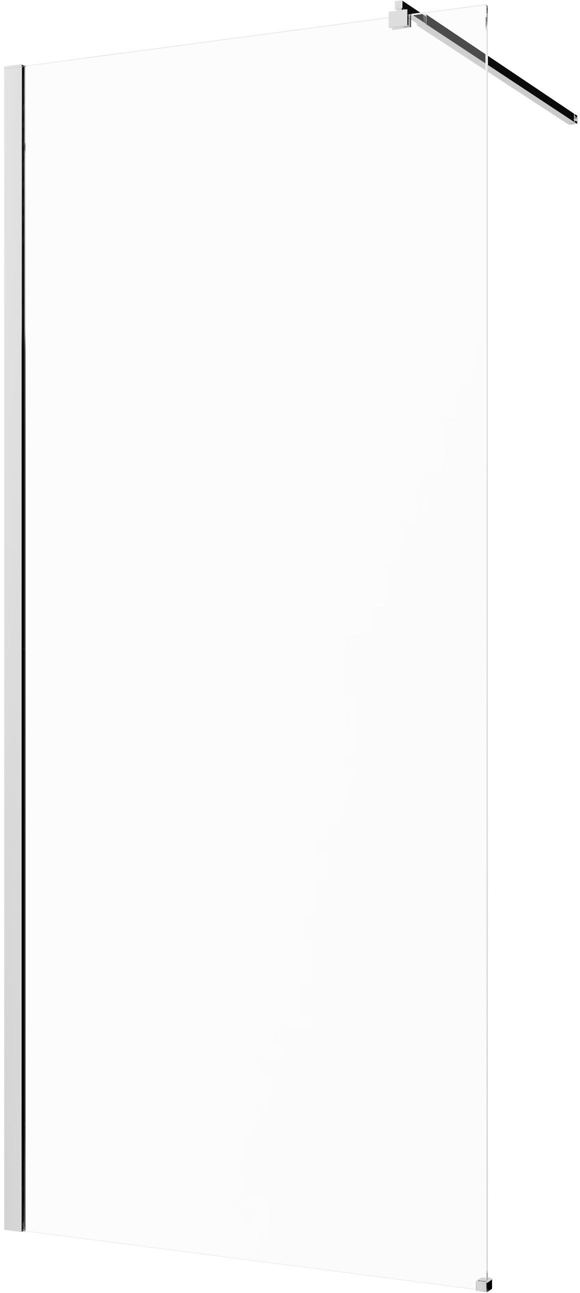 Invena sprchová zástěna walk-in 80 cm chrom polomatný/průhledné sklo AK-32-182