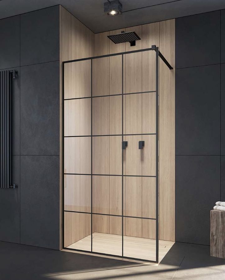 Radaway Modo New Black II Factory sprchová zástěna 100 cm 389104-54-55