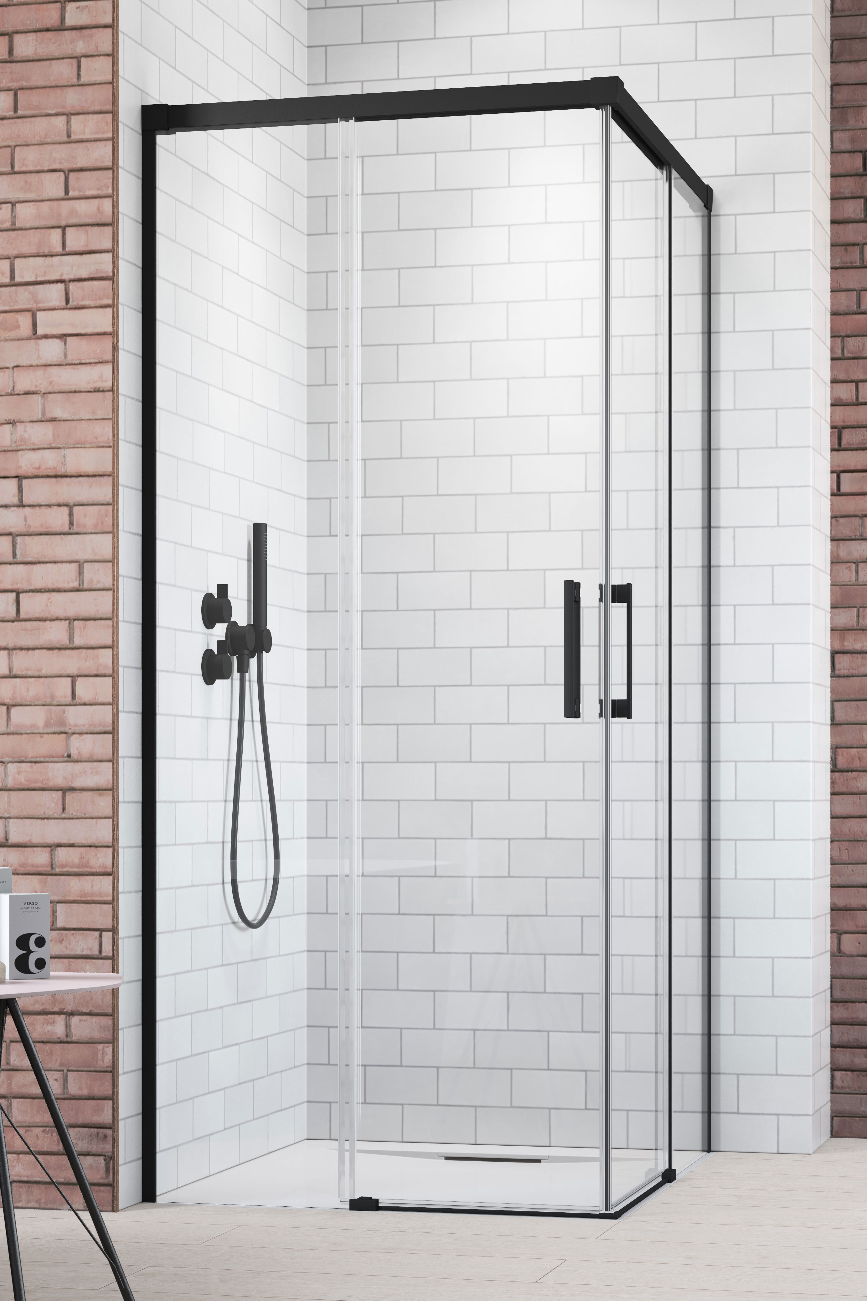 Radaway Idea Black KDD sprchové dveře 110 cm posuvné 387063-54-01R
