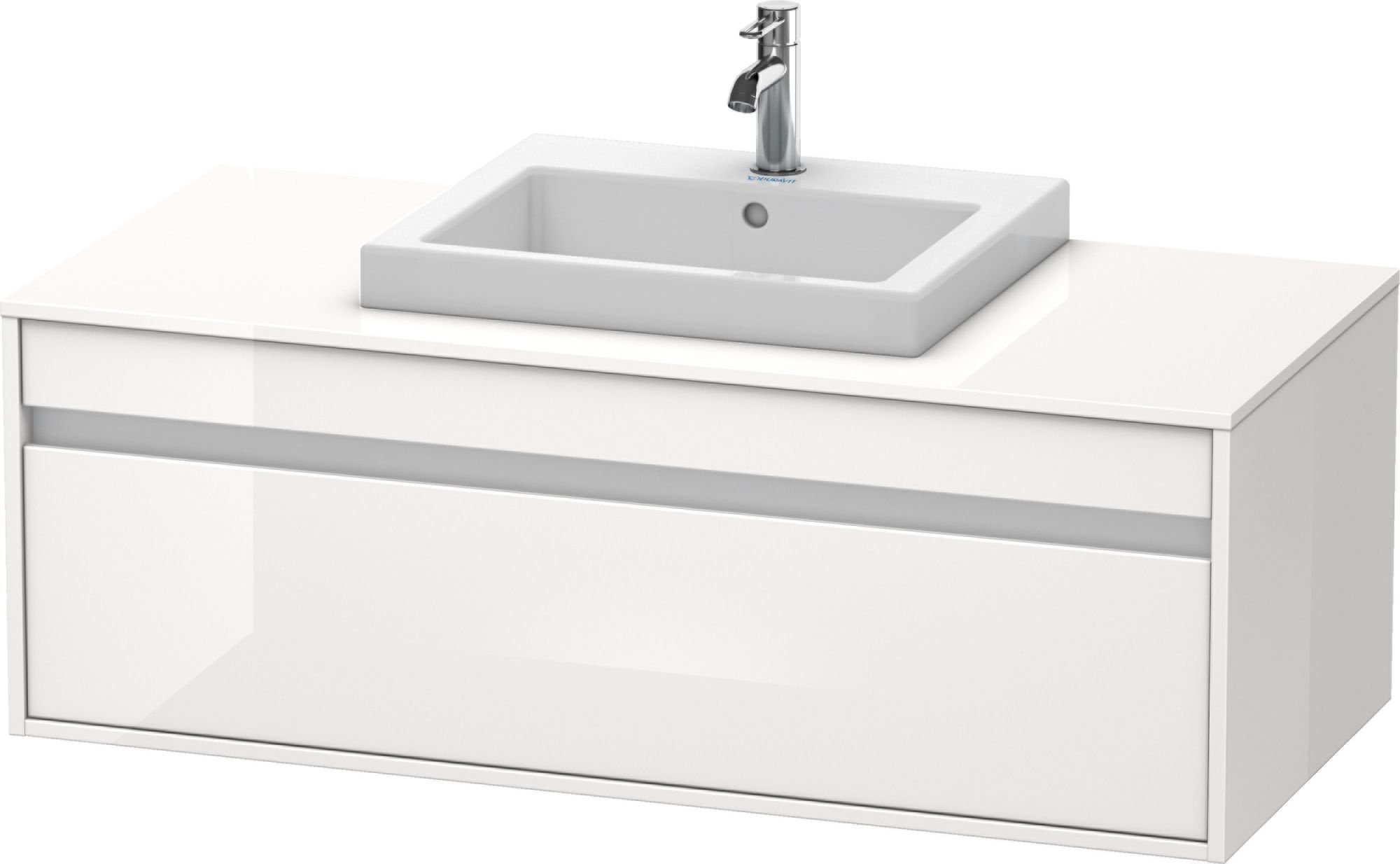 Duravit Ketho skříňka 120x55x42.6 cm pod umyvadlo závěsná bílá KT679602222