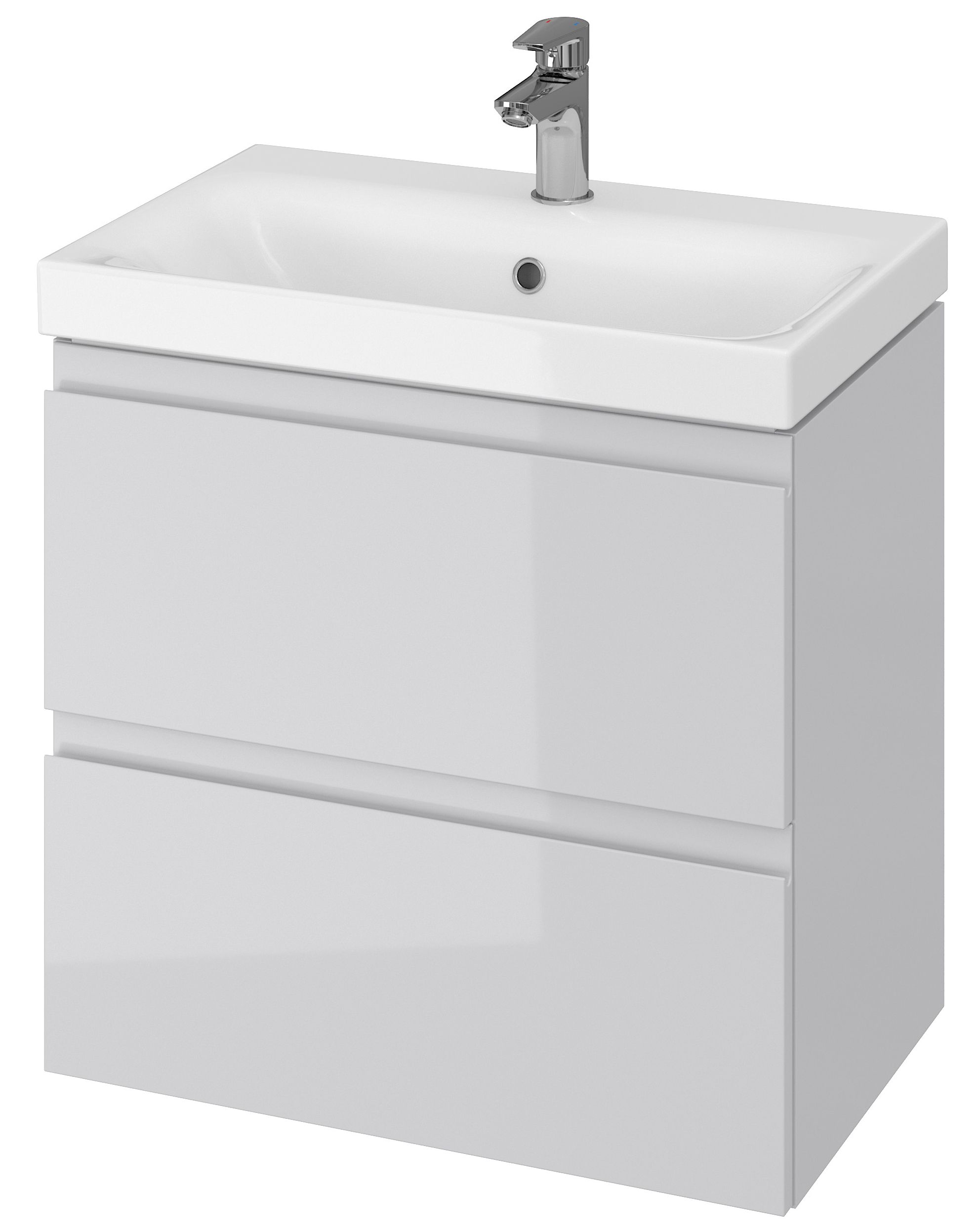 Cersanit Moduo skříňka 59.5x37.5x57 cm závěsná pod umyvadlo šedá S929-003