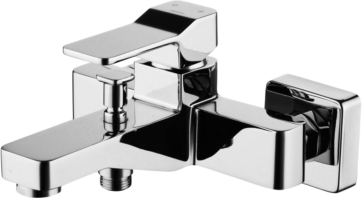 Omnires Slide vanová baterie na stěnu chrom SL7730CR