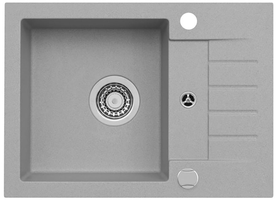 Genesis Amaro granitový dřez 58x42 cm šedá/grafitová/onyx 9913381