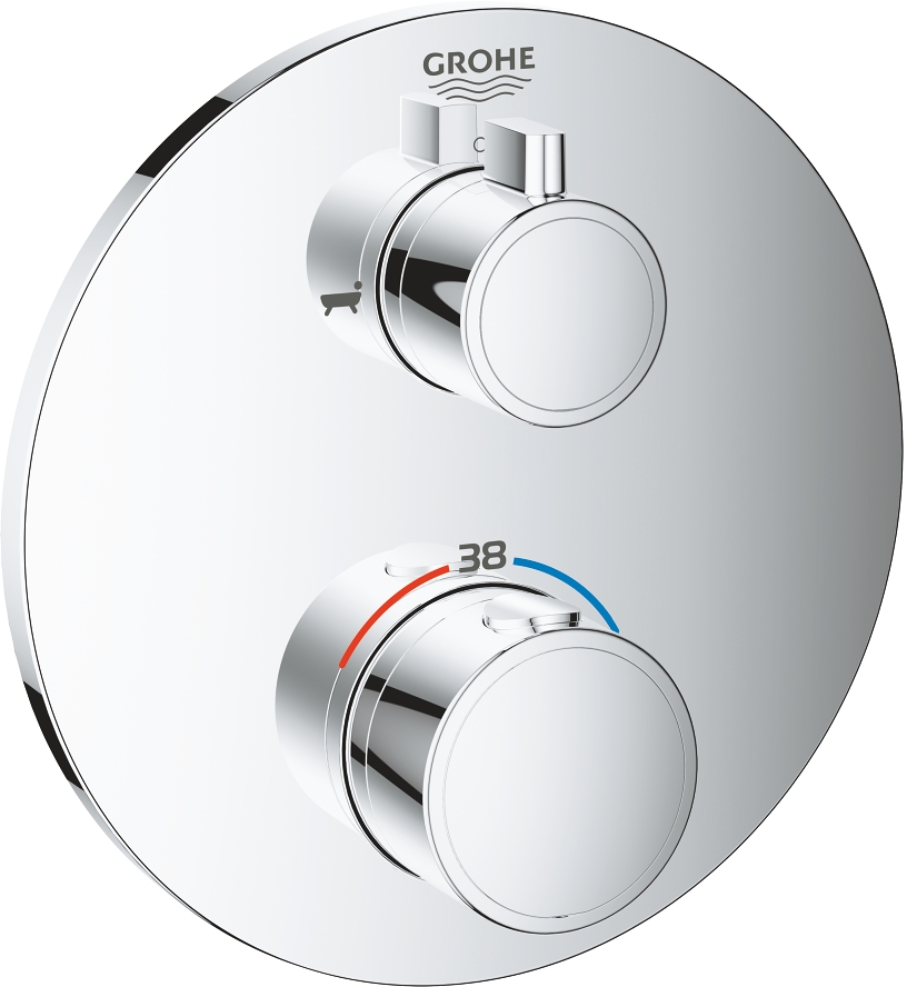 Grohe Grohtherm vanová baterie pod omítku ano StarLight Chrome 24077000