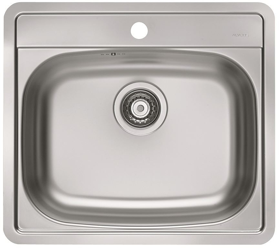 Alveus More ocelový dřez 56x50 cm ocel 1103108