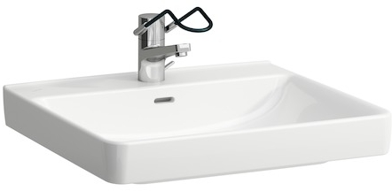 Laufen Pro Liberty umyvadlo 60x55 cm obdélníkový klasický pro osoby se zdravotním postižením bílá H8119500001041