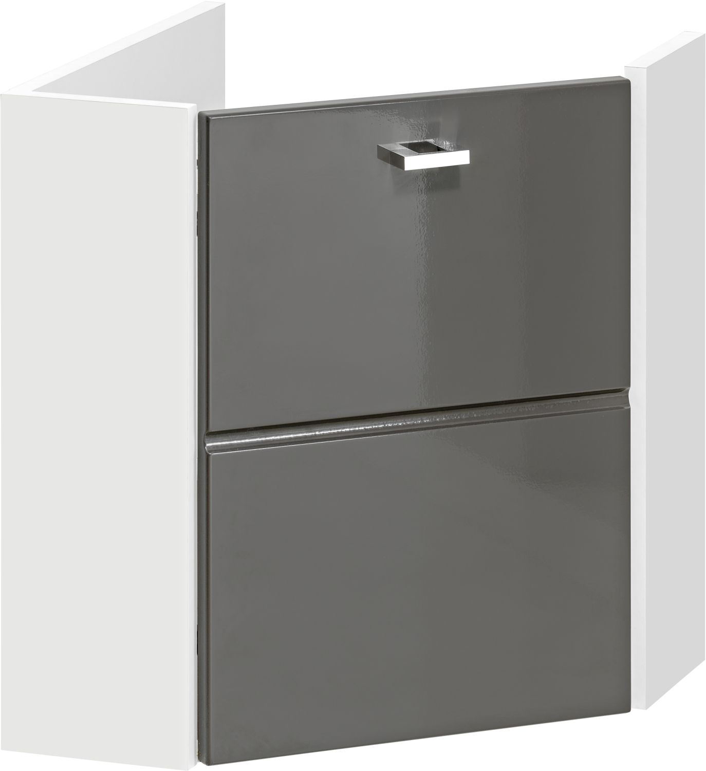 Comad Finka Grey skříňka 40x40x46 cm pod umyvadlo závěsná FINKAGREY824