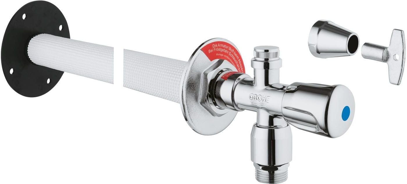 Grohe Eurotec stěnový ventil StarLight Chrome 41206000