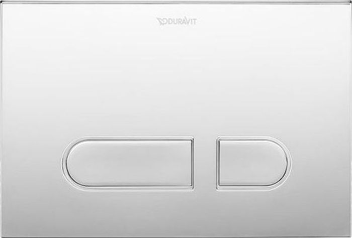 Duravit DuraSystem splachovací tlačítko pro WC lesklý chrom WD5001021000