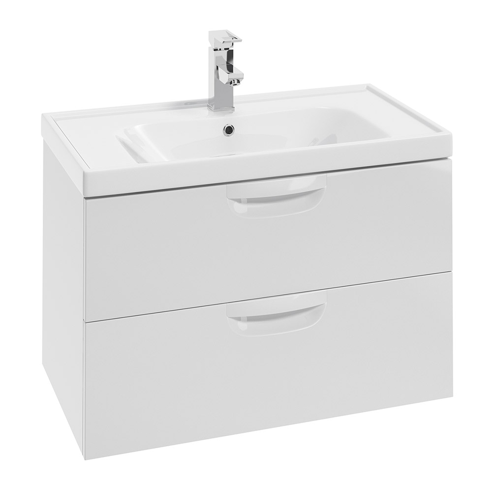 Defra Flou skříňka 79x43.4x51.2 cm závěsná pod umyvadlo bílá 259-D-08007