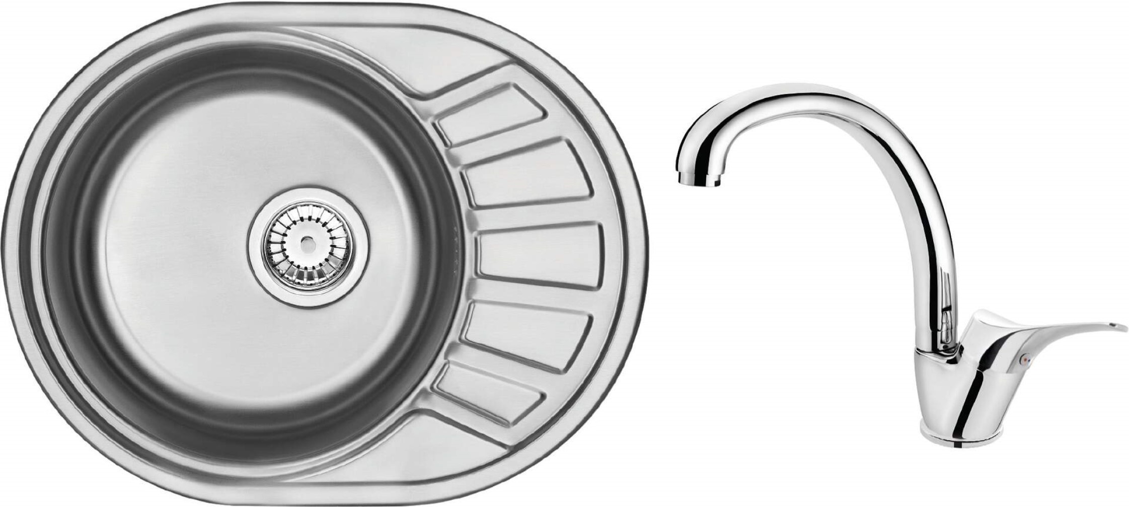Deante Stock dřezy s baterií /chrom ZSTA011C