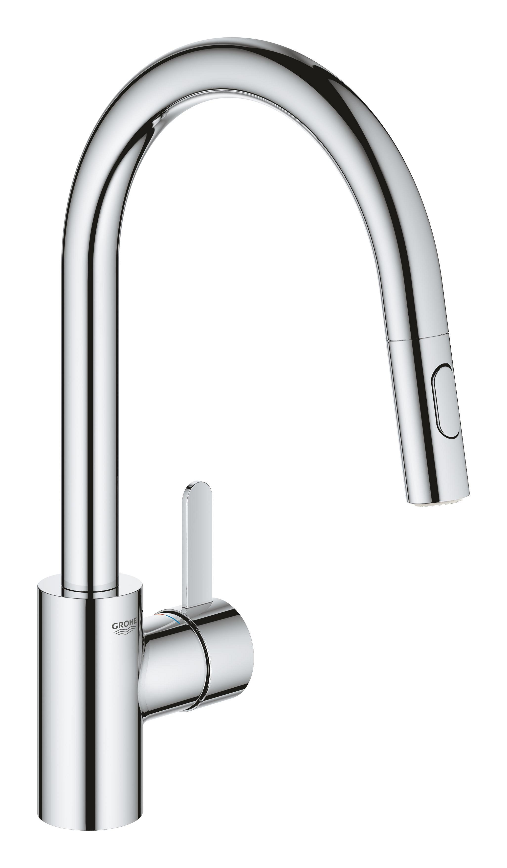 Grohe Eurosmart Cosmopolitan kuchyňská baterie stojící StarLight Chrome 31481001