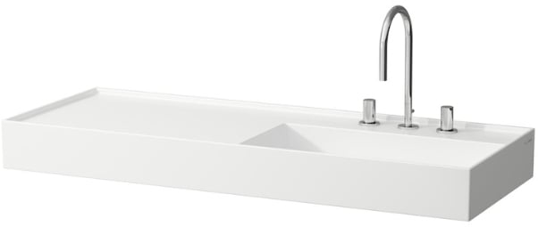 Laufen Kartell umyvadlo 120x60 cm obdélníkový nábytkový bílá lesk H8133324001121