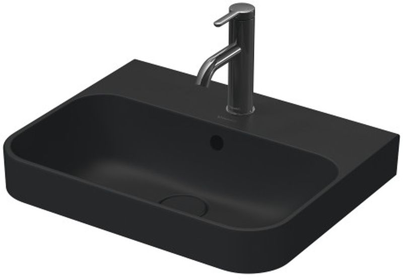 Duravit Happy D.2 umyvadlo 50x40 cm obdélníkový na pult antracitová 2360501300