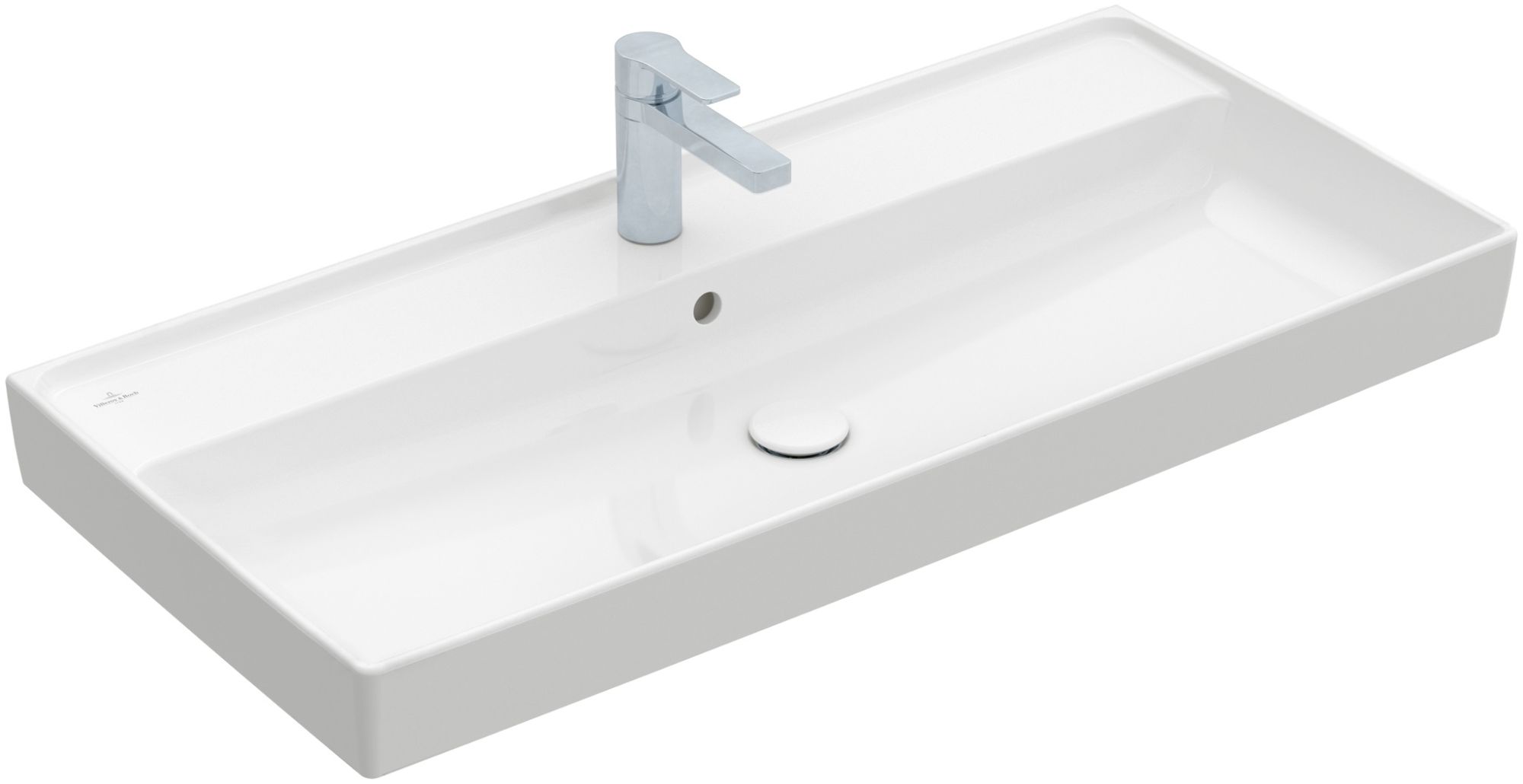 Villeroy & Boch Collaro umyvadlo 100x47 cm obdélníkový klasický-nábytkový bílá 4A331G01