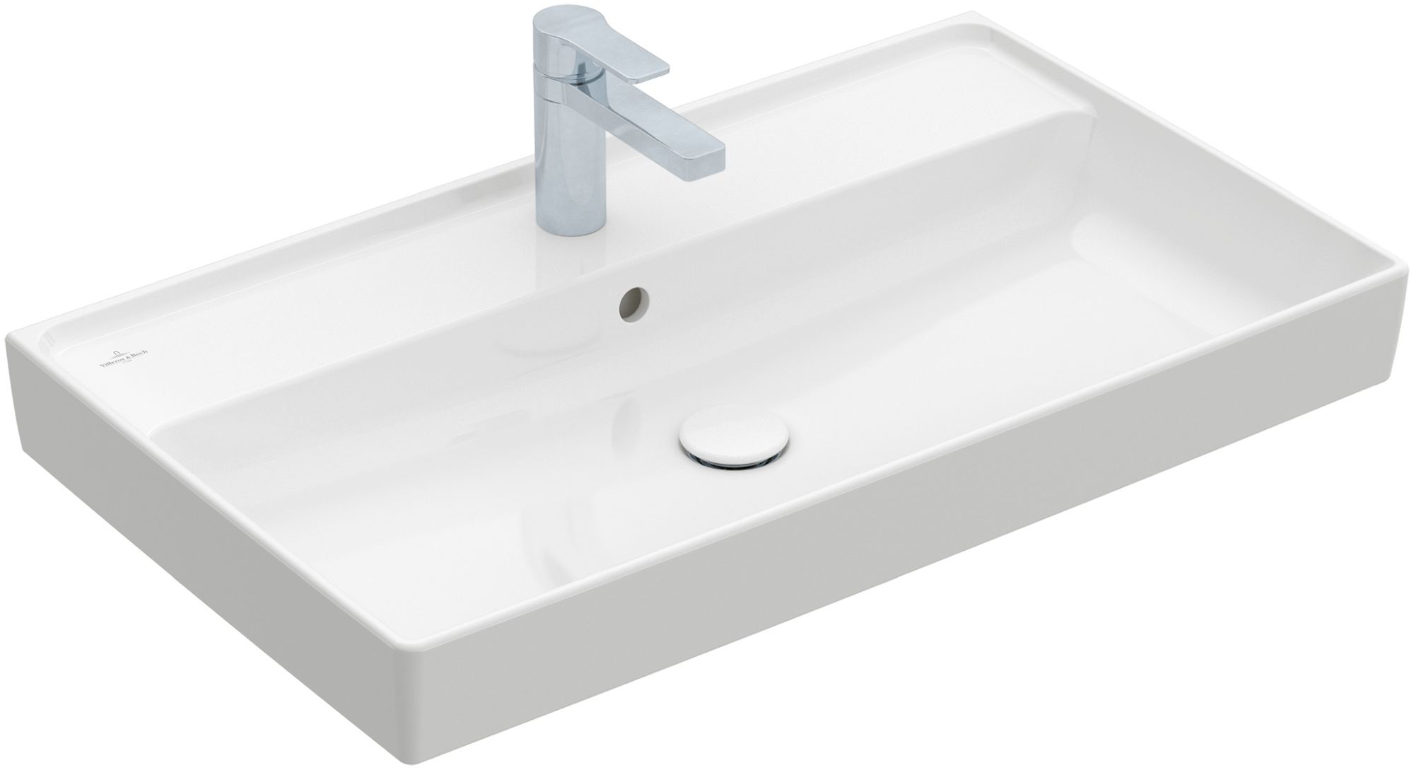 Villeroy & Boch Collaro umyvadlo 80x47 cm obdélníkový klasický-nábytkový bílá 4A338001