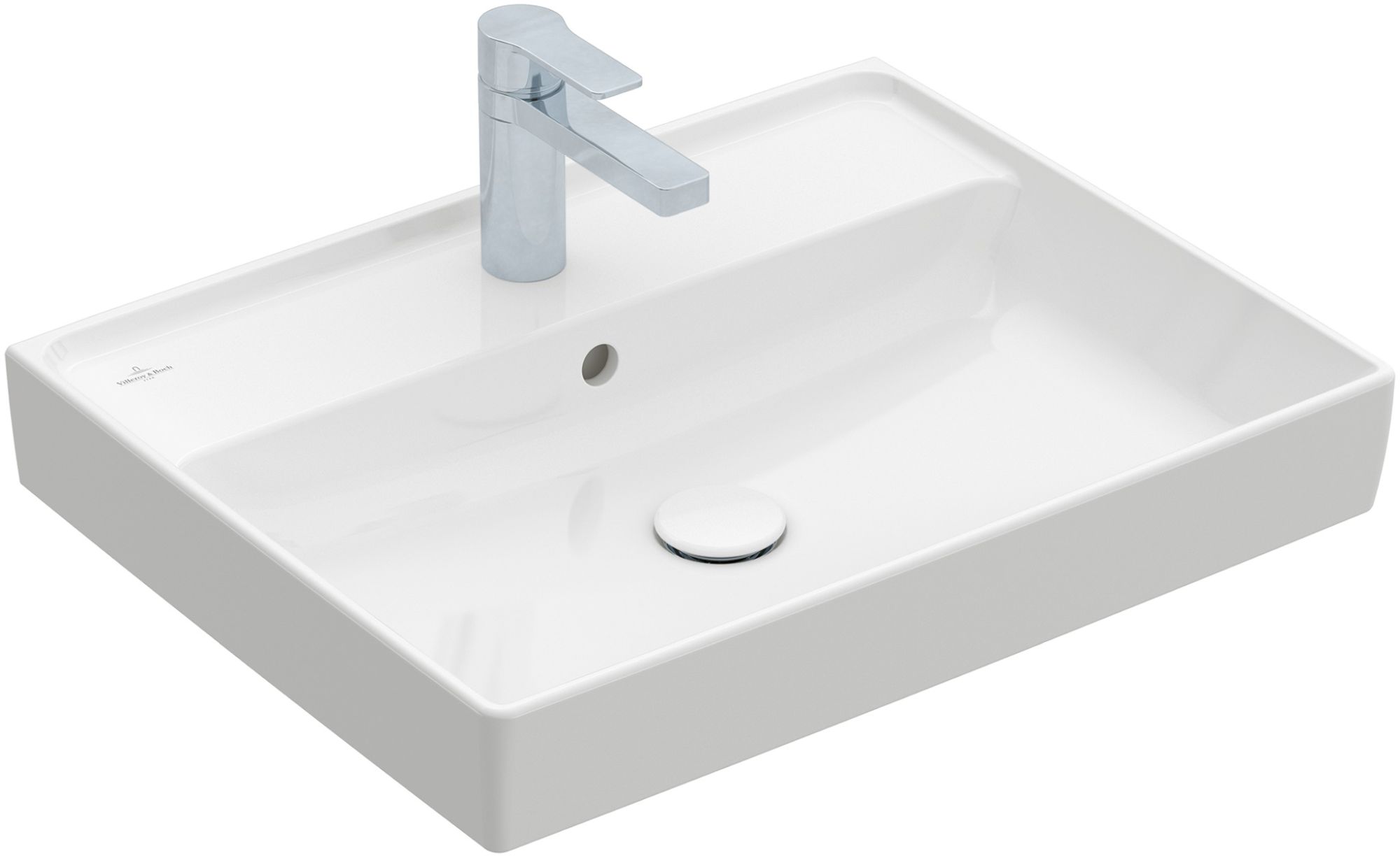 Villeroy & Boch Collaro umyvadlo 60x47 cm obdélníkový klasický-nábytkový bílá 4A336001