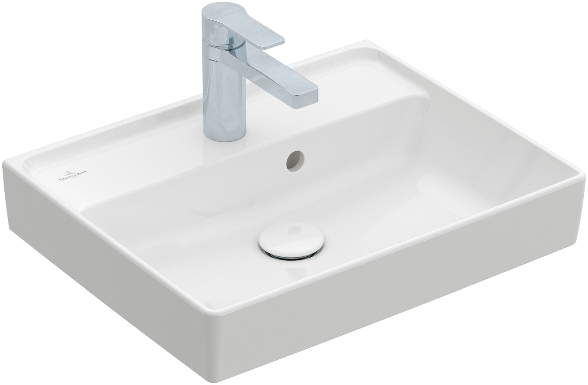 Villeroy & Boch Collaro umyvadlo 50x40 cm obdélníkový klasický-nábytkový bílá 43345001