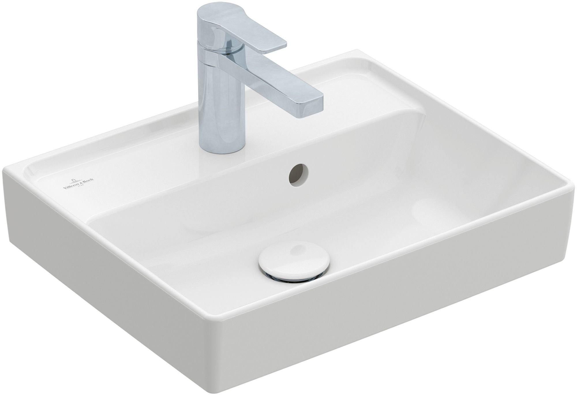 Villeroy & Boch Collaro umyvadlo 45x37 cm obdélníkový klasický-nábytkový bílá 43344601