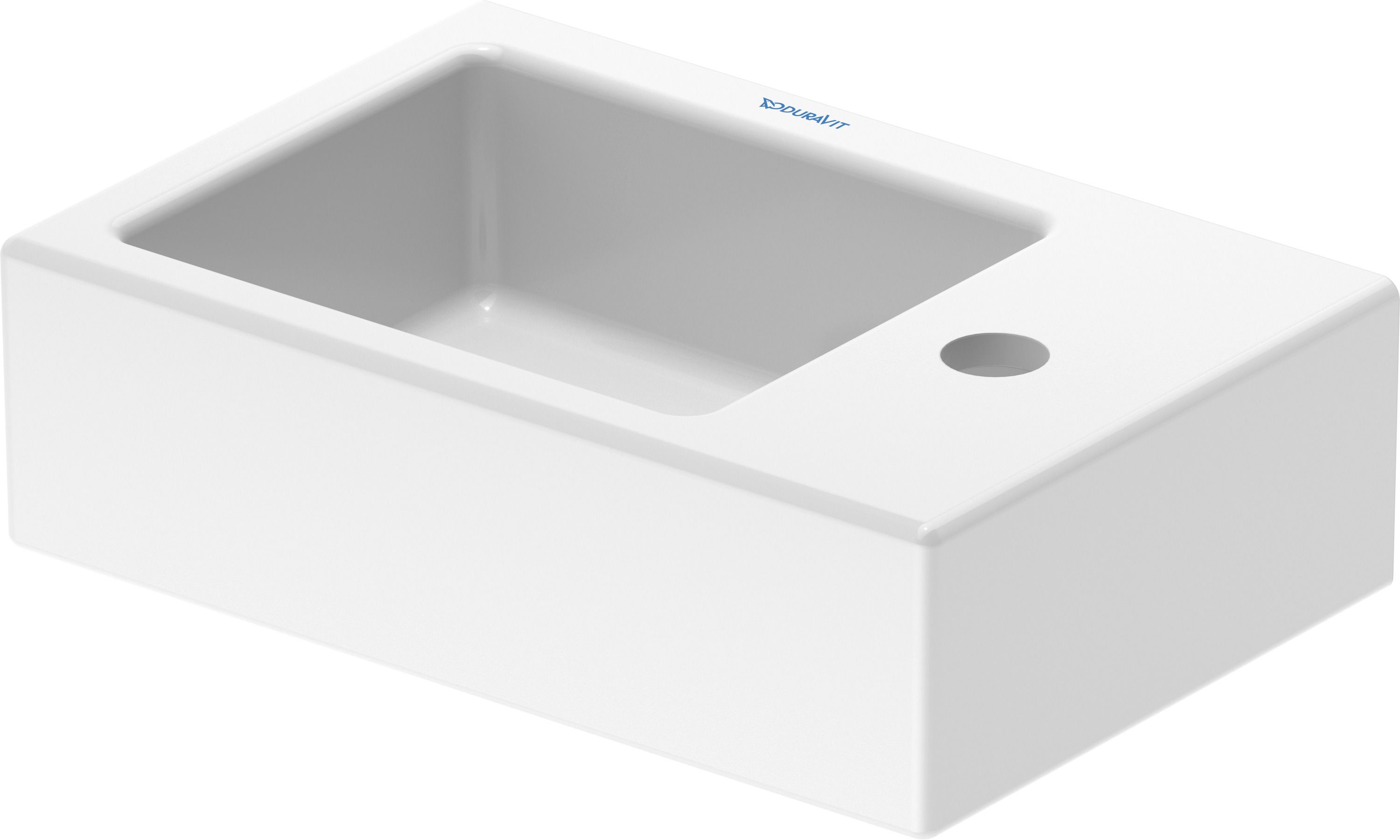 Duravit Vero Air umyvadlo 38x25 cm obdélníkový klasický-nábytkový bílá 07243800001