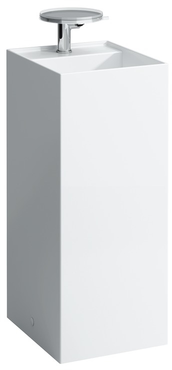 Laufen Kartell umyvadlo 43.5x37.5 cm obdélníkový volně stojící bílá lesk H8113310001121