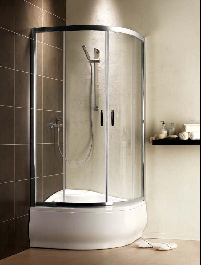Radaway Premium Plus A 1700 sprchový kout 80x80 cm půlkulatá 30411-01-01N