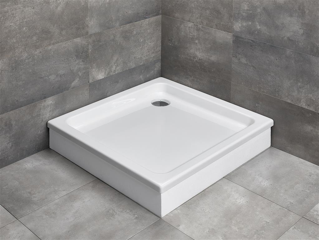 Radaway Siros C čtvercová sprchová vanička 90x90 cm bílá SBC9917-1