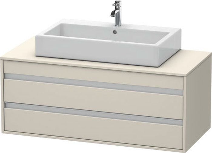 Duravit Ketho skříňka 120x55x49.6 cm závěsná pod umyvadlo šedá KT665609191