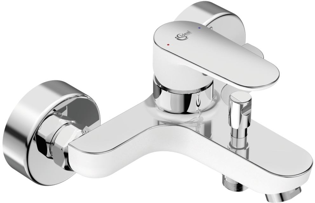 Ideal Standard Tyria vanová baterie na stěnu chrom-bílá BC157HO