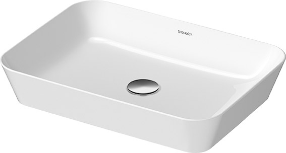 Duravit Cape Cod umyvadlo 55x40 cm obdélníkový na pult bílá 2347550000