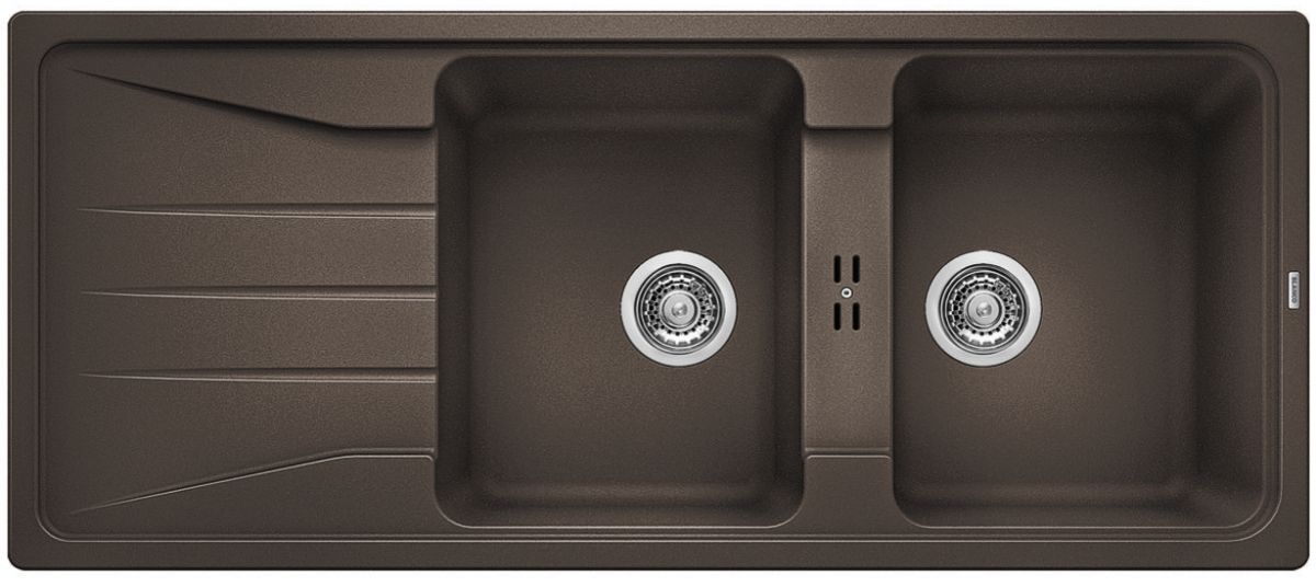 Blanco Sona 8 S granitový dřez 116x50 cm hnědá 519706