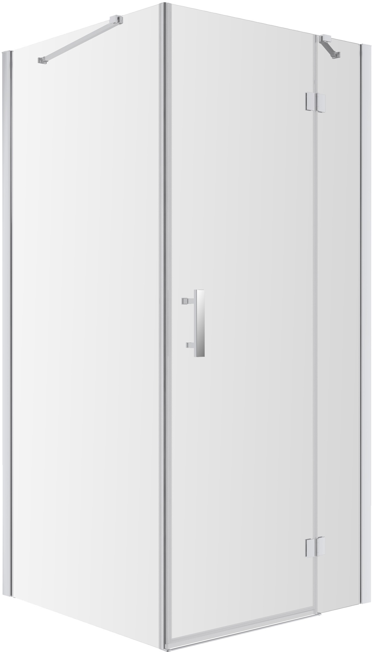 Omnires Manhattan sprchový kout 90x90 cm čtvercový chrom lesk/průhledné sklo MH9090CRTR