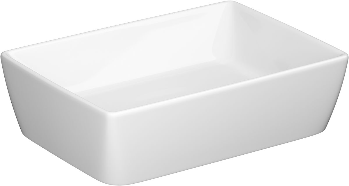 Cersanit City umyvadlo 50.5x35.5 cm obdélníkový na pult bílá K35-048