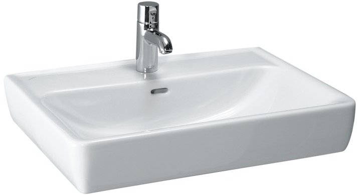 Laufen Pro A umyvadlo 55x48 cm obdélníkový klasický-na pult bílá H8179510001041
