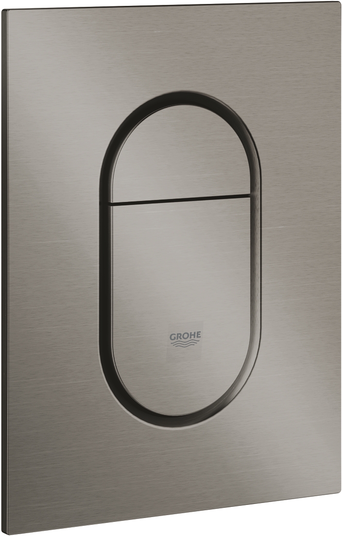 Grohe Arena Cosmopolitan S splachovací tlačítko pro WC WARIANT-U-OLTENS | Brushed Hard Graphite | 37624AL0