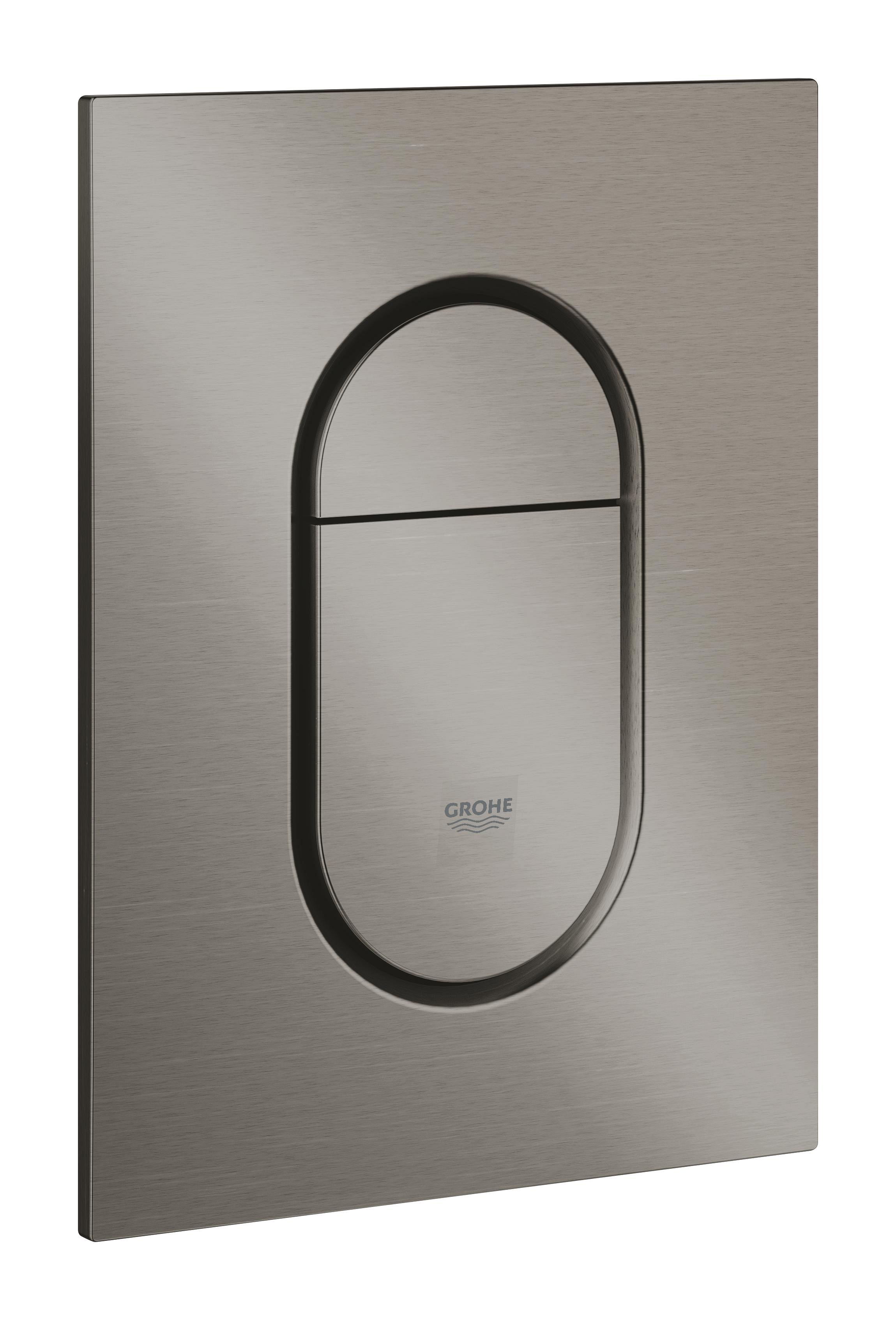 Grohe Arena Cosmopolitan S splachovací tlačítko pro WC Brushed Hard Graphite 37624AL0