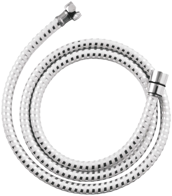 Invena sprchová hadice 150 cm chrom-bílá AW-30-J02